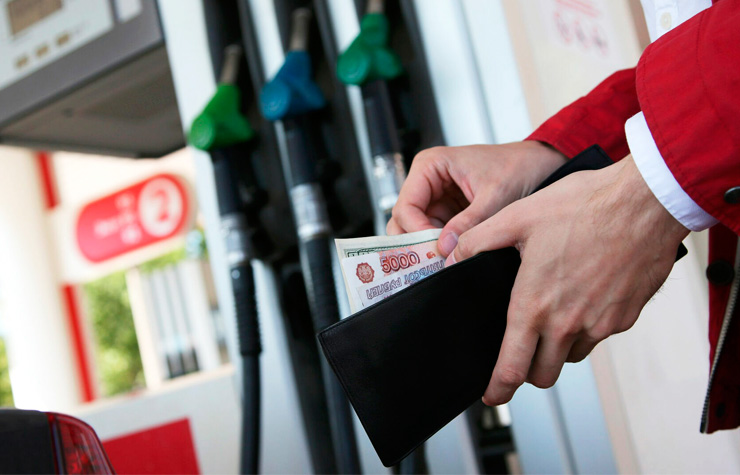 Рост цен на бензин и дизельное топливо в России